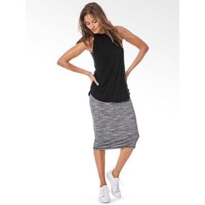 Athleta High Rise Tube Skirt Heather Gray
